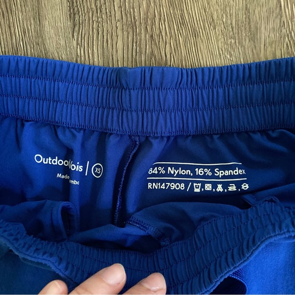 Outdoor Voices Doing Things Rec Shorts in Blue - Picture 5 of 7